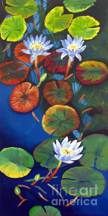 3 Water Nymphs Painting