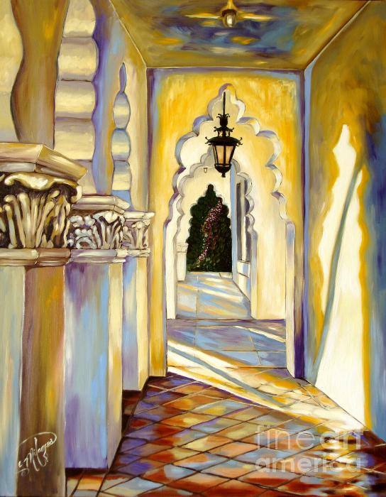 Brand Library Hall Painting