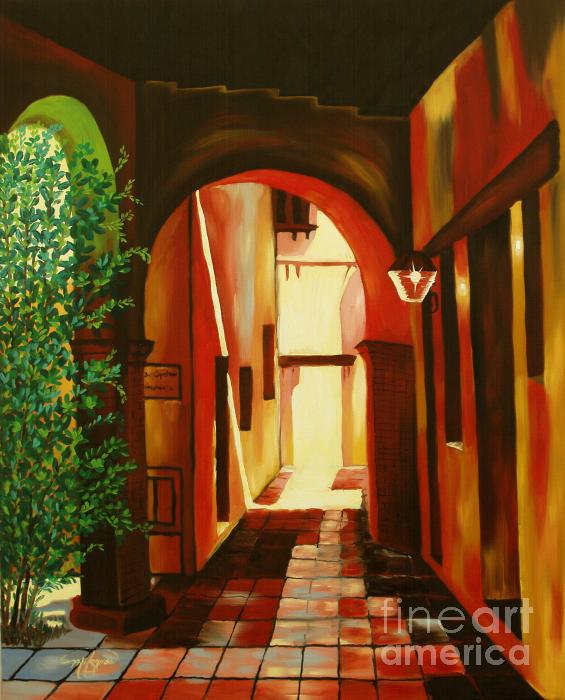 S.J. Capistrano Mission Painting